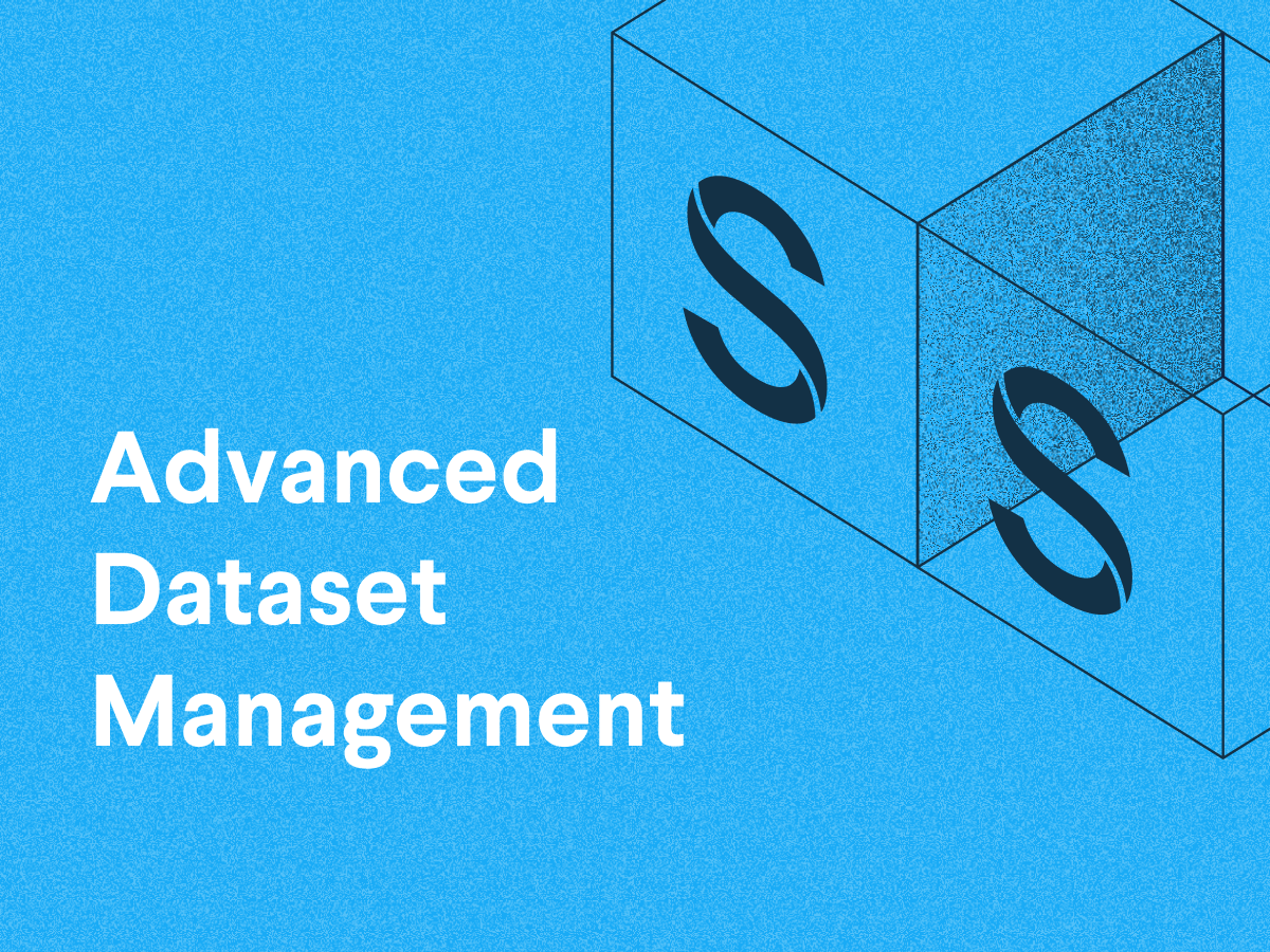 Supercharge your dataset workflow with Advanced Dataset Management