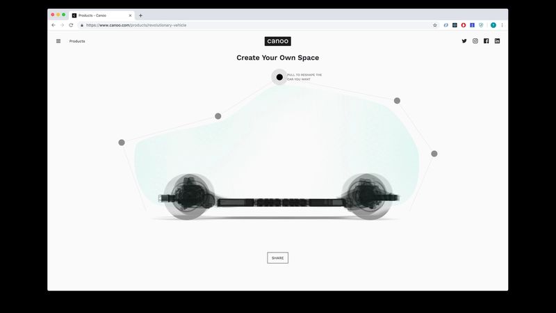 UI for submitting a drawing of a car