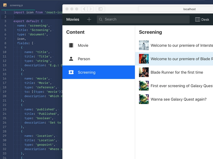 Headless CMS Editor for GraphQL