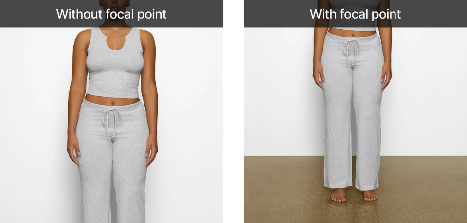 Before and after focal point Before and after focal point