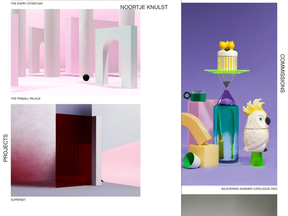 The Noortje Knulst frontpage with colorful photos The Noortje Knulst frontpage with colorful photos