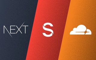 Logos for Next.js, Sanity.io and Cloudflare