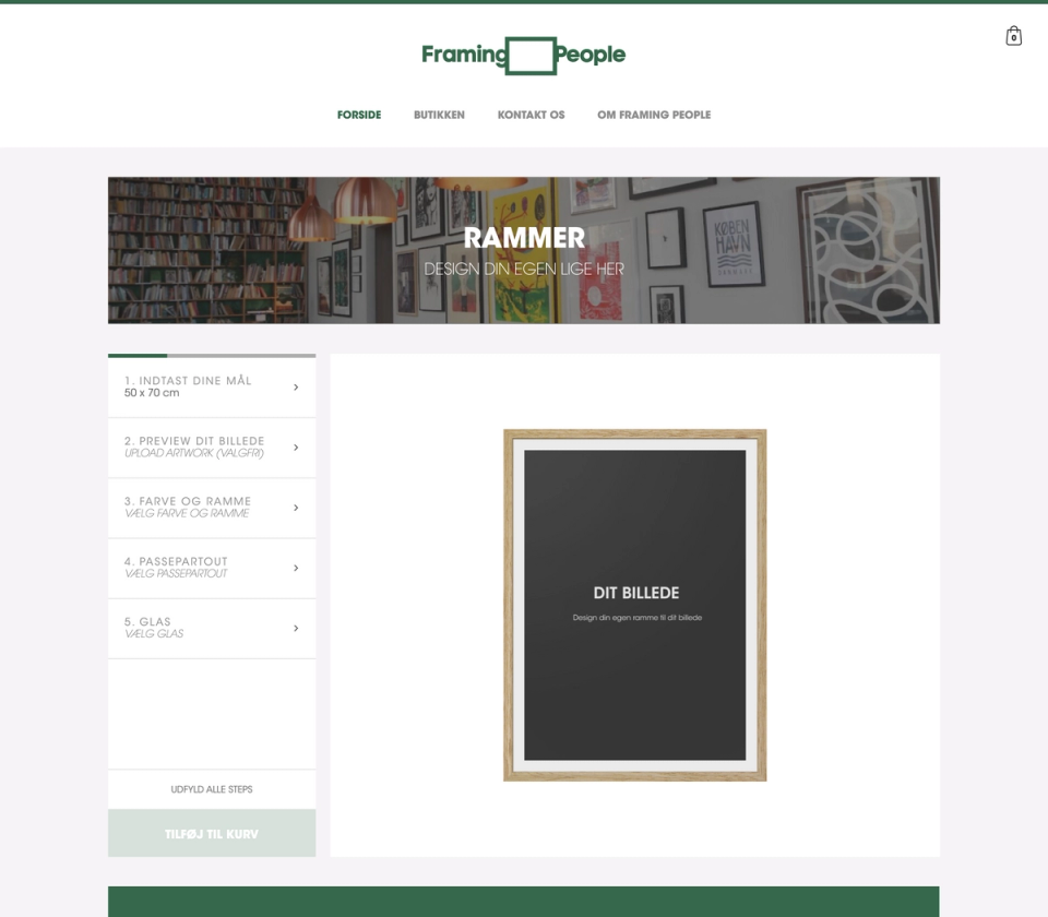 The Framing People frontpage with a 3d rendered picture frame The Framing People frontpage with a 3d rendered picture frame