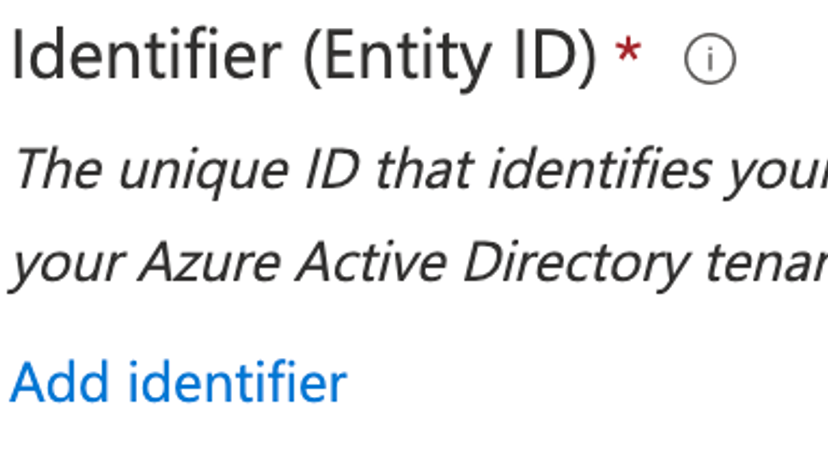 The Entity ID in Azure corresponds to the Sanity entity ID inside Sanity Manage.