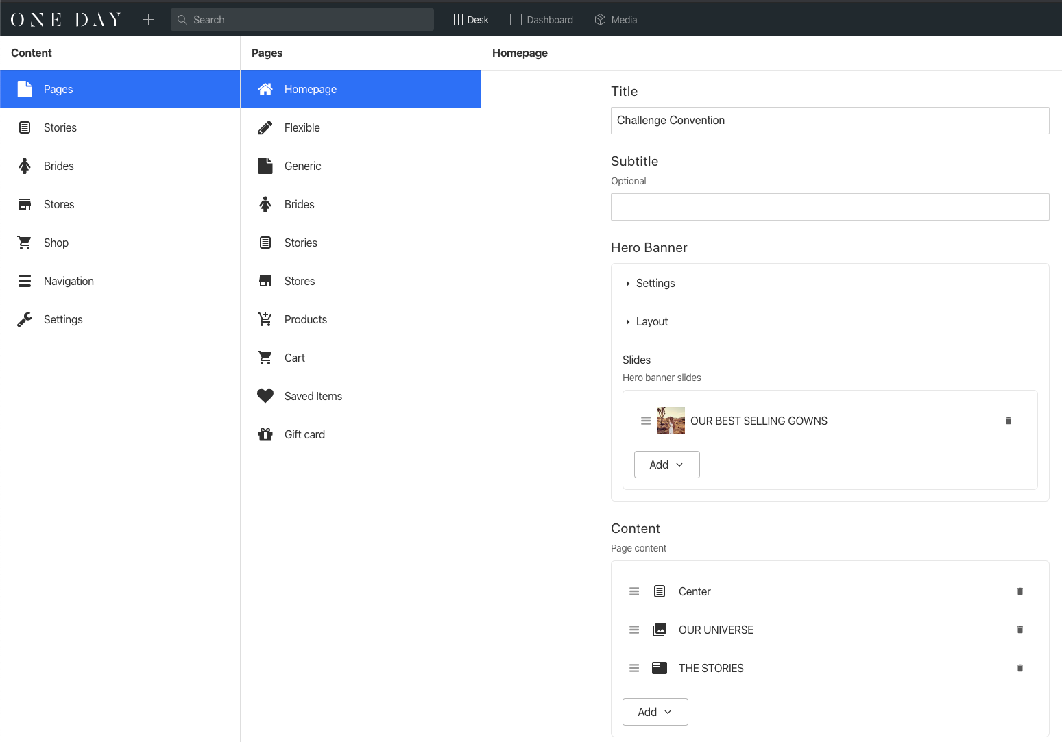 One Day Bridal Studio