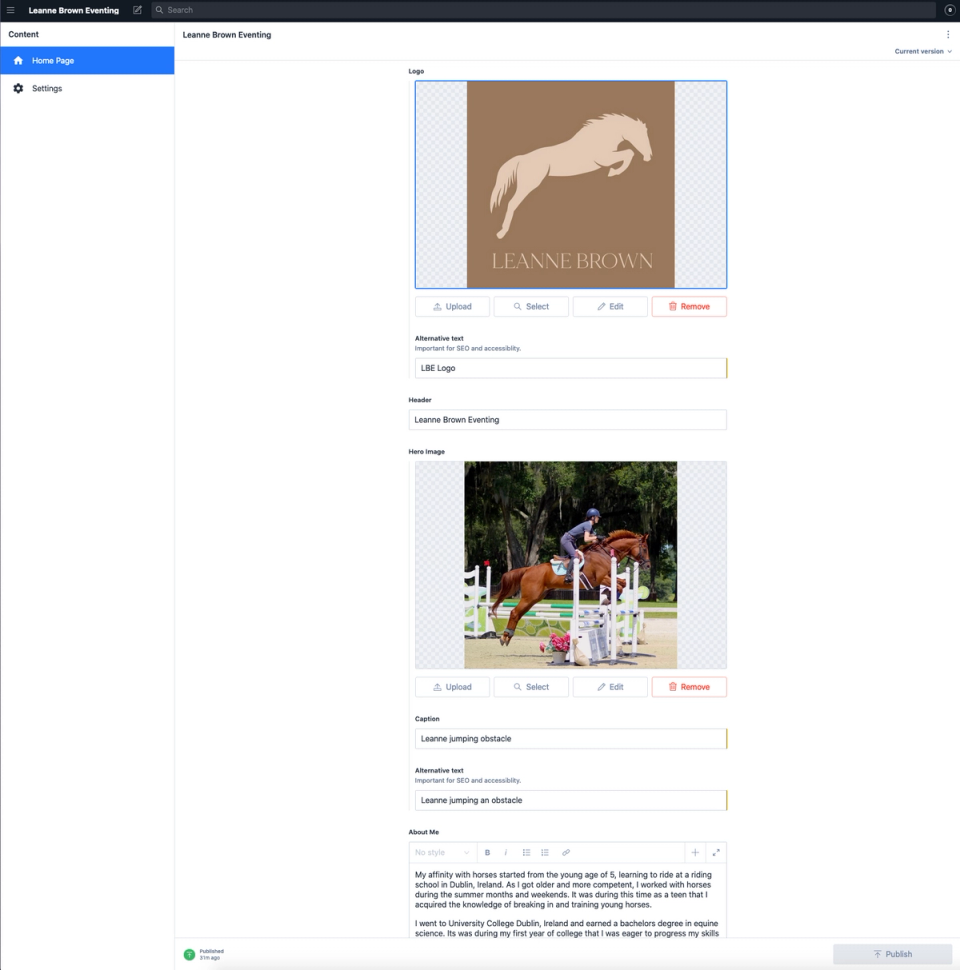 Leanne Brown Eventing Studio Leanne Brown Eventing Studio