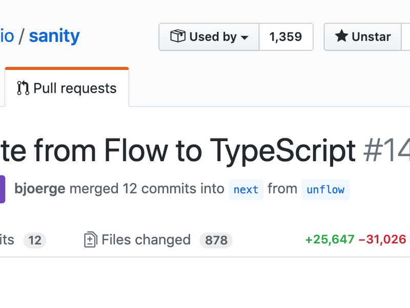 Migrating the Sanity.io codebase from Flow to TypeScript