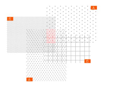 a black background with a red square in the middle that says data