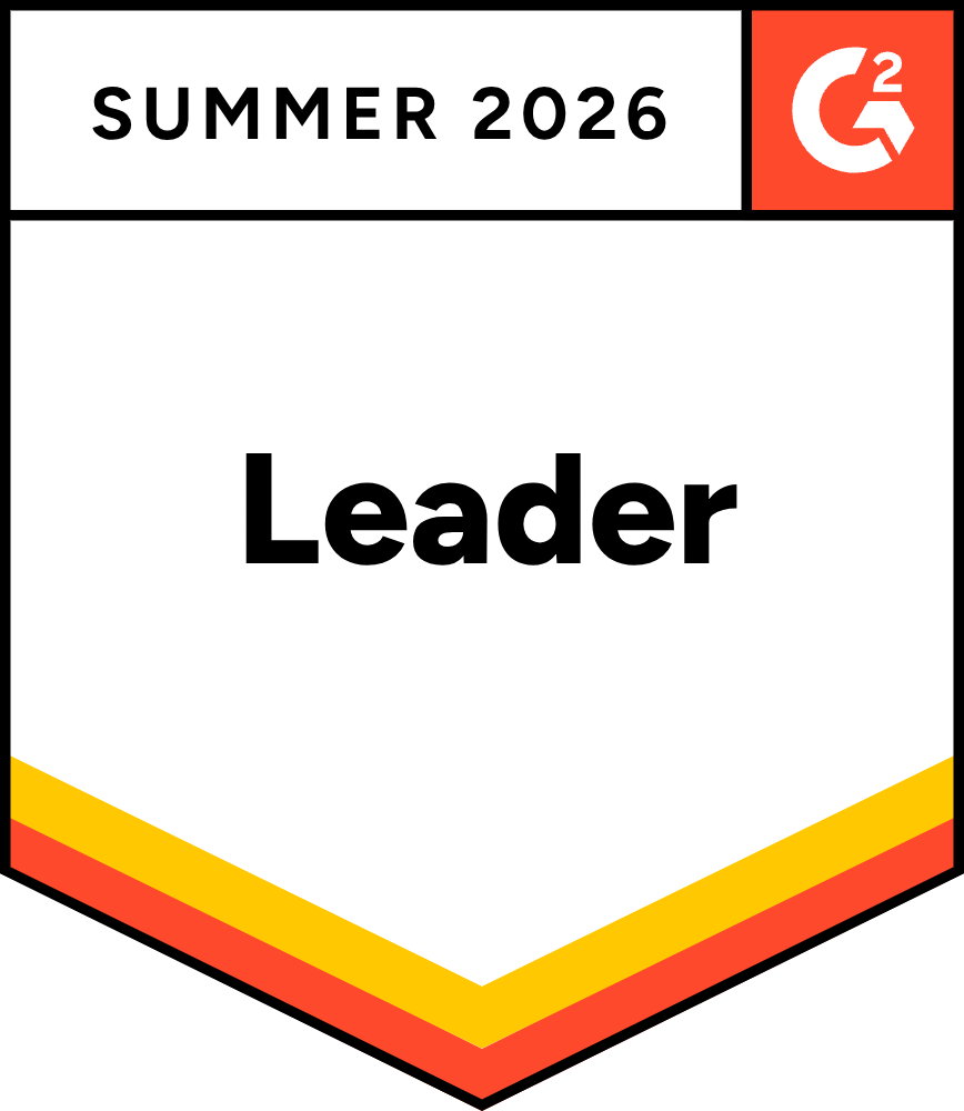 G2 Leader badge for Summer 2026.
