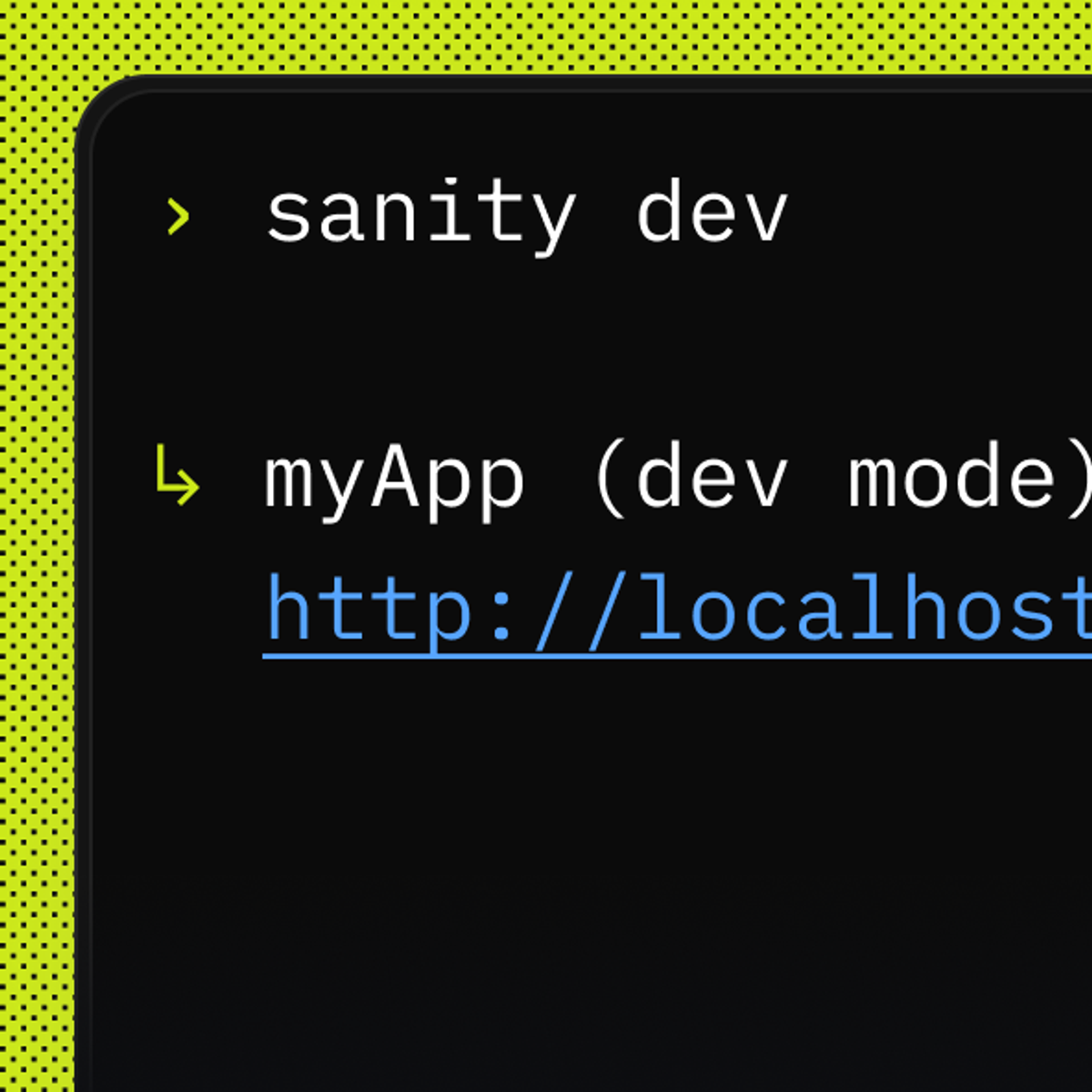 terminal UI for creating Sanity apps