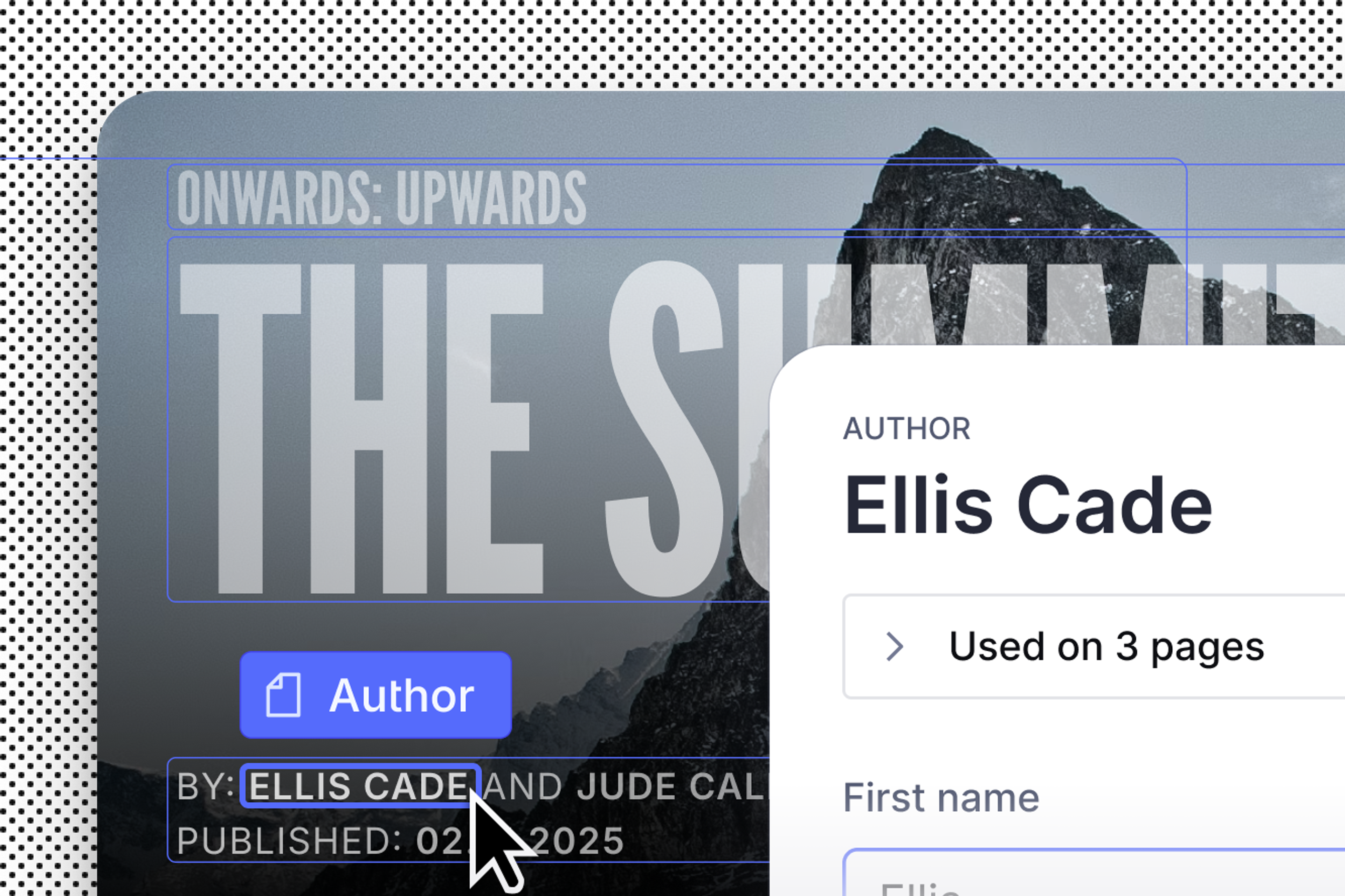a screenshot of the book onwards upwards by ellis cade