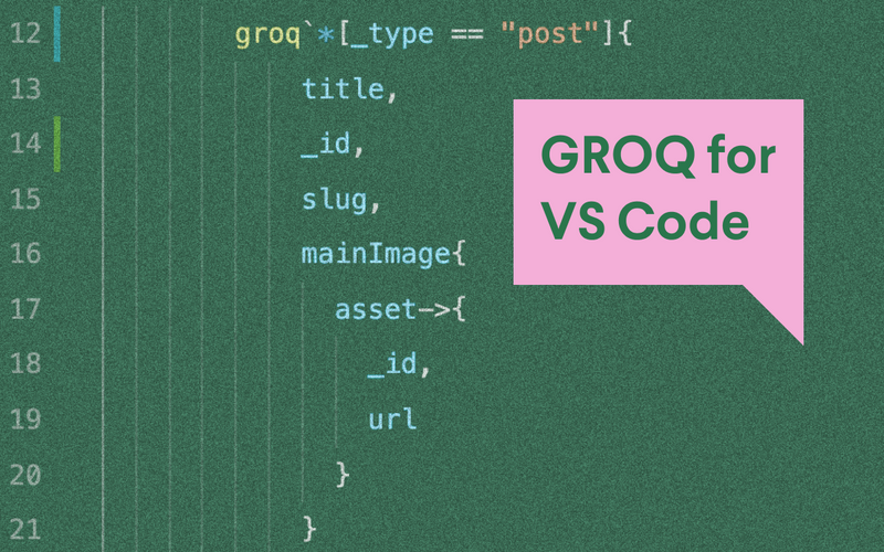 GROQ for VS Code