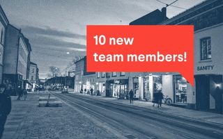 poster text: 10 new team members!