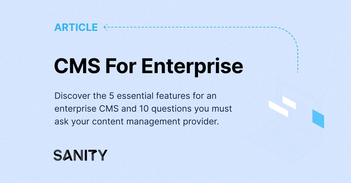 CMS for Enterprise