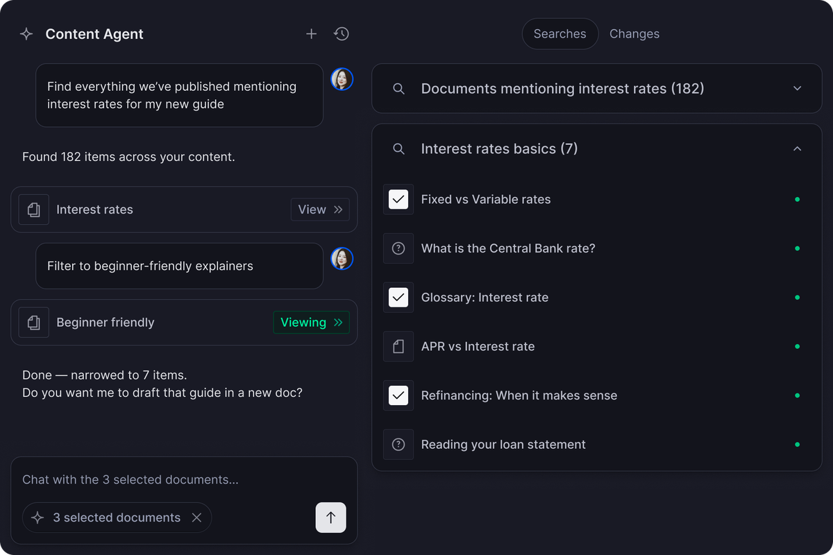 Content Agent: AI-powered content operations at scale | Sanity