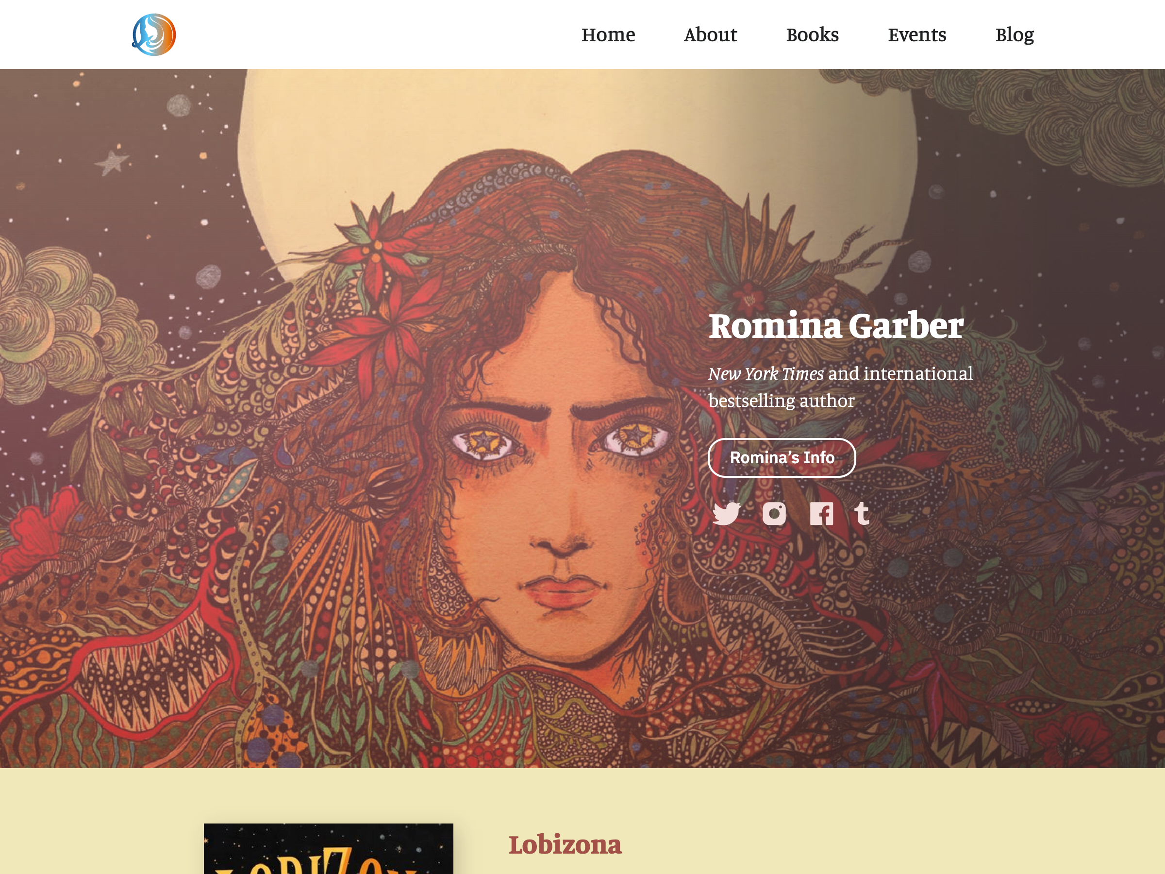The homepage for rominagarber.com