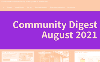 Community Digest August 2021