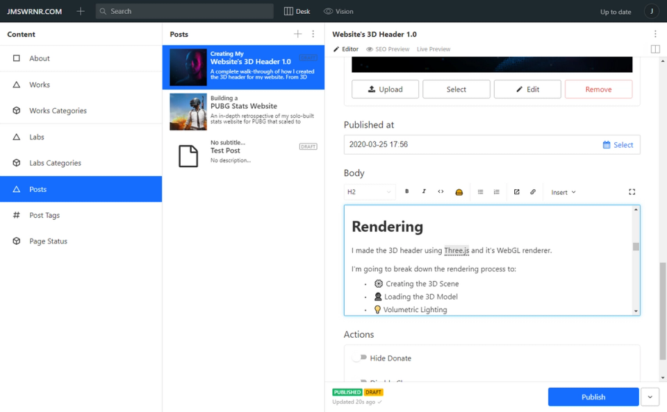 James Warner‘s Studio James Warner‘s Studio