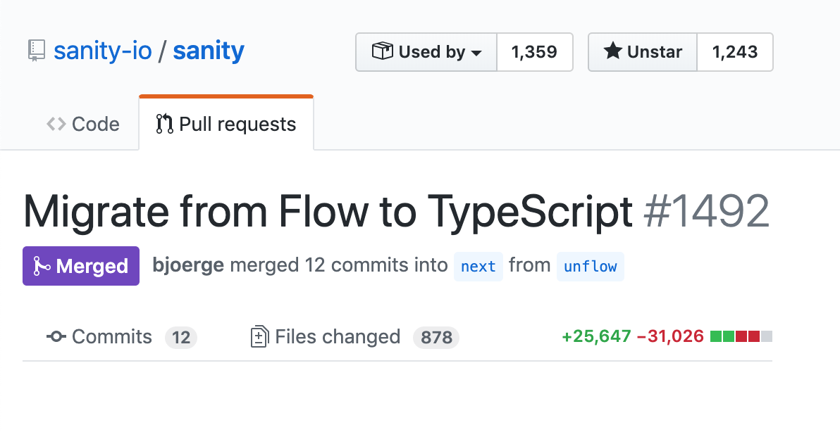 Migrating the Sanity.io codebase from Flow to TypeScript