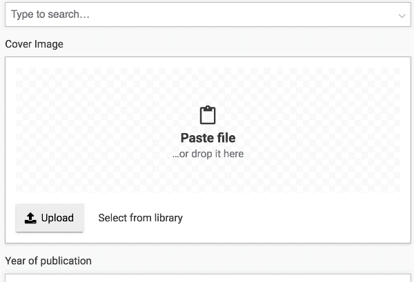 Paste to image field