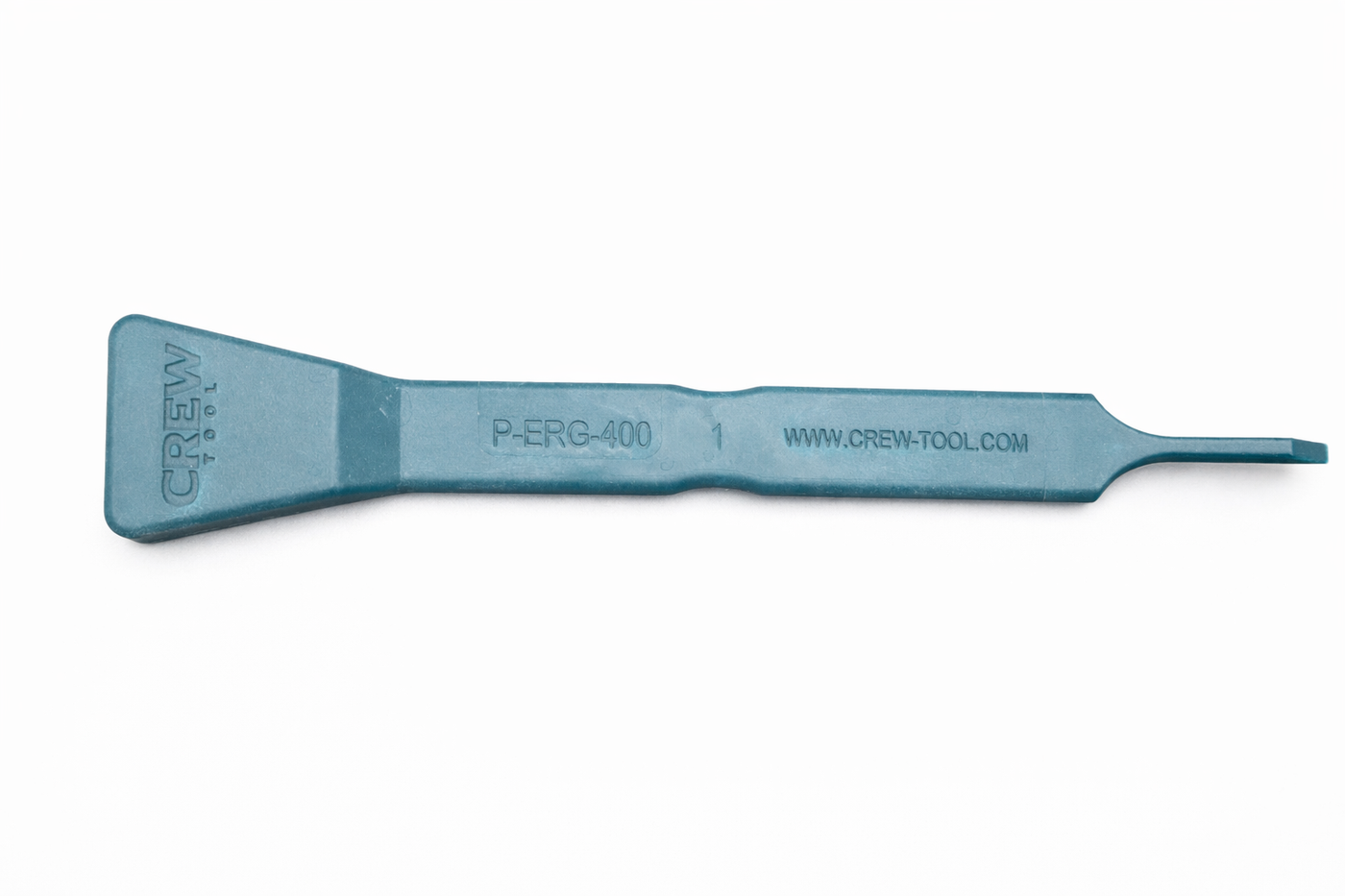1/8" Narrow Edge Ergonomic Scraper, Nylon, Teal
