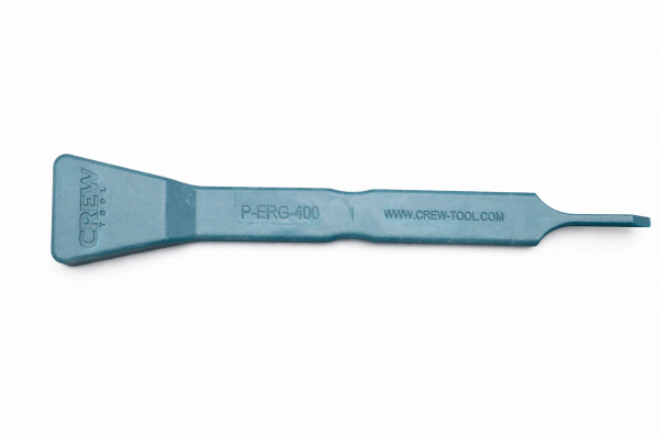 1/8" Narrow Edge Ergonomic Scraper, Nylon, Teal