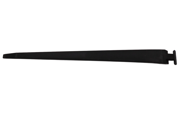 9" Double-Ended Scraper, Nylon, T-Shaped Tip, Black