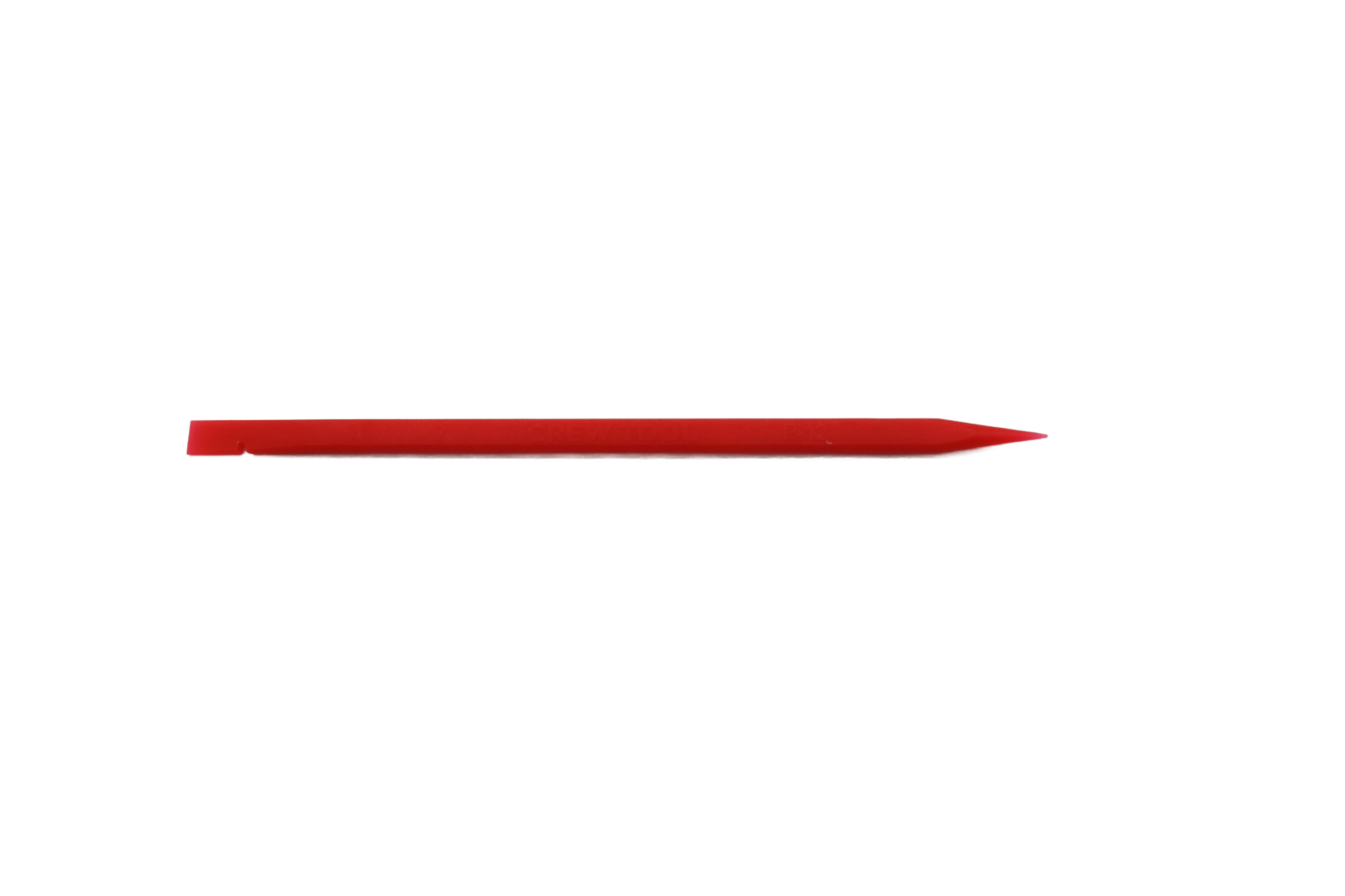 6" Double-Ended Pointed Scraper, Nylon, Red