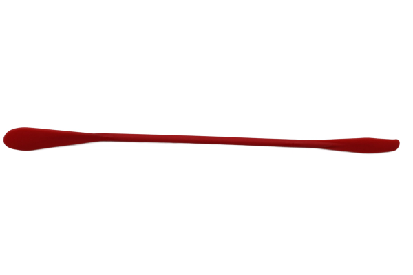 9" Long Double Ended Spatula, Nylon, Red