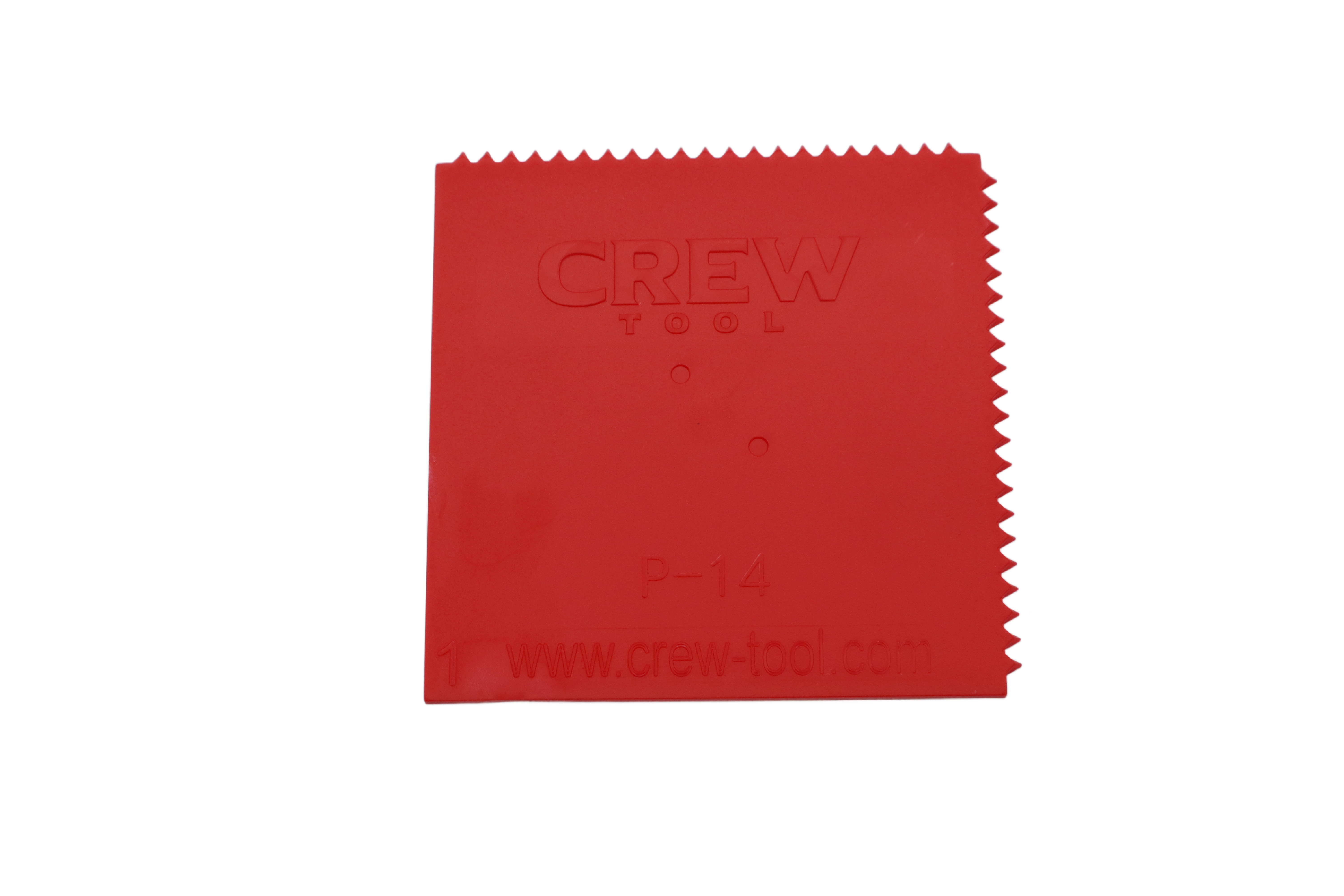 3" X 3" Comb Spreader, Celcon, Red