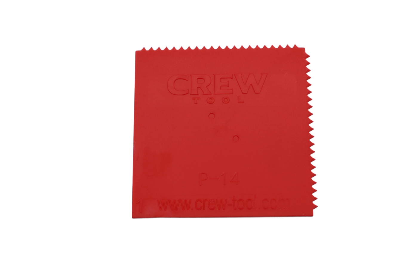 3" X 3" Comb Spreader, Celcon, Red