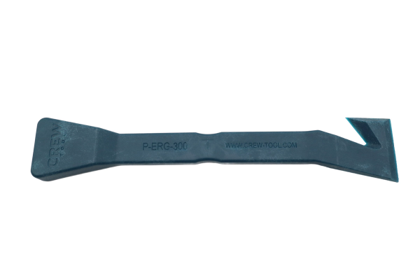 Angled Push/Pull Ergonomic Scraper, Nylon, Teal