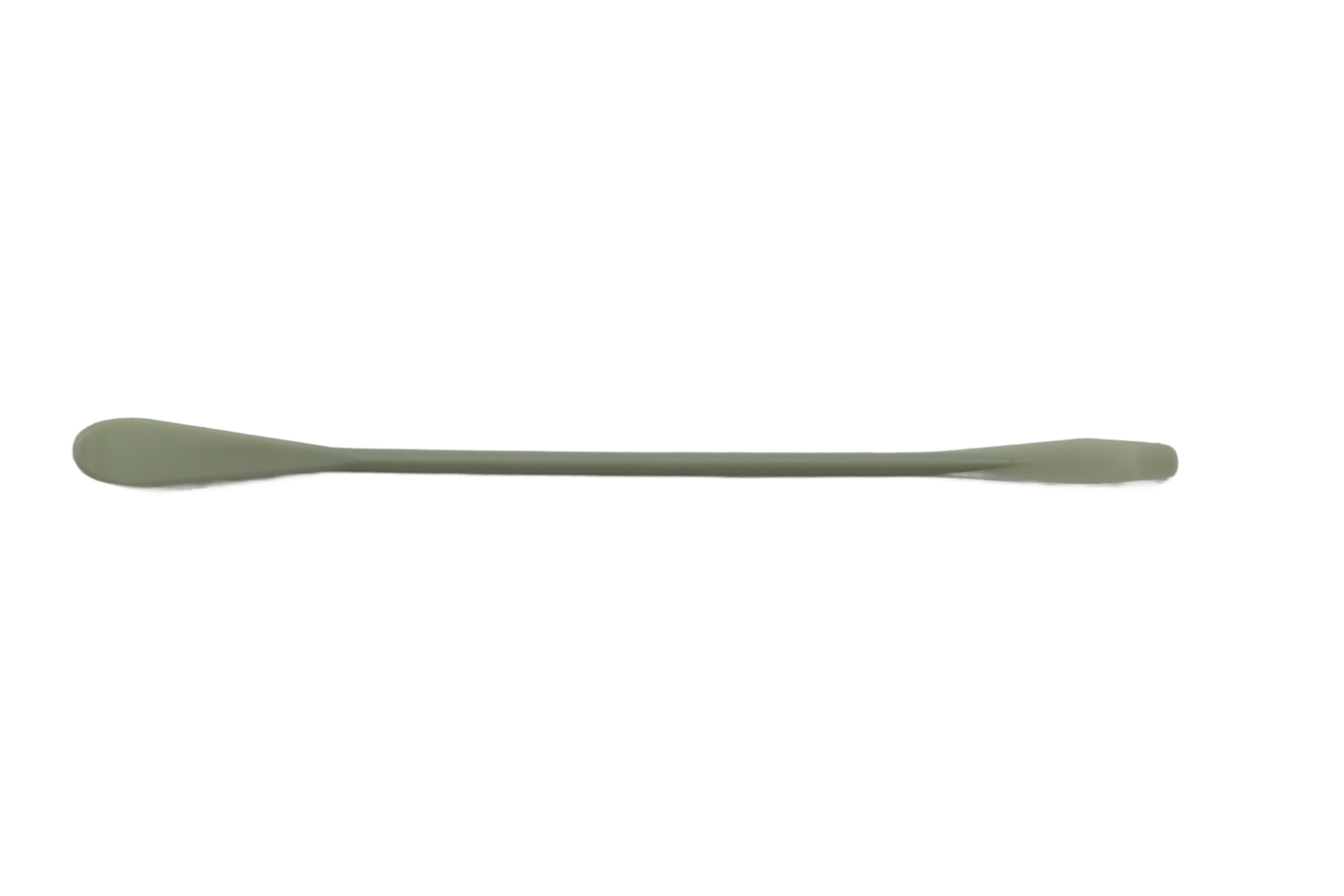 9" Long Double Ended Spatula, Glow In The Dark, Nylon, Green