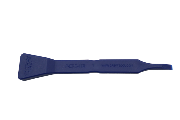 1/4" Wide Narrow Ergonomic Scraper, Nylon, Blue