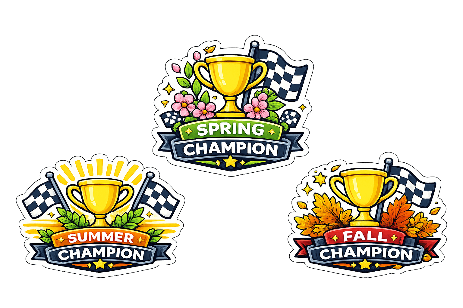 Season Segment award badges