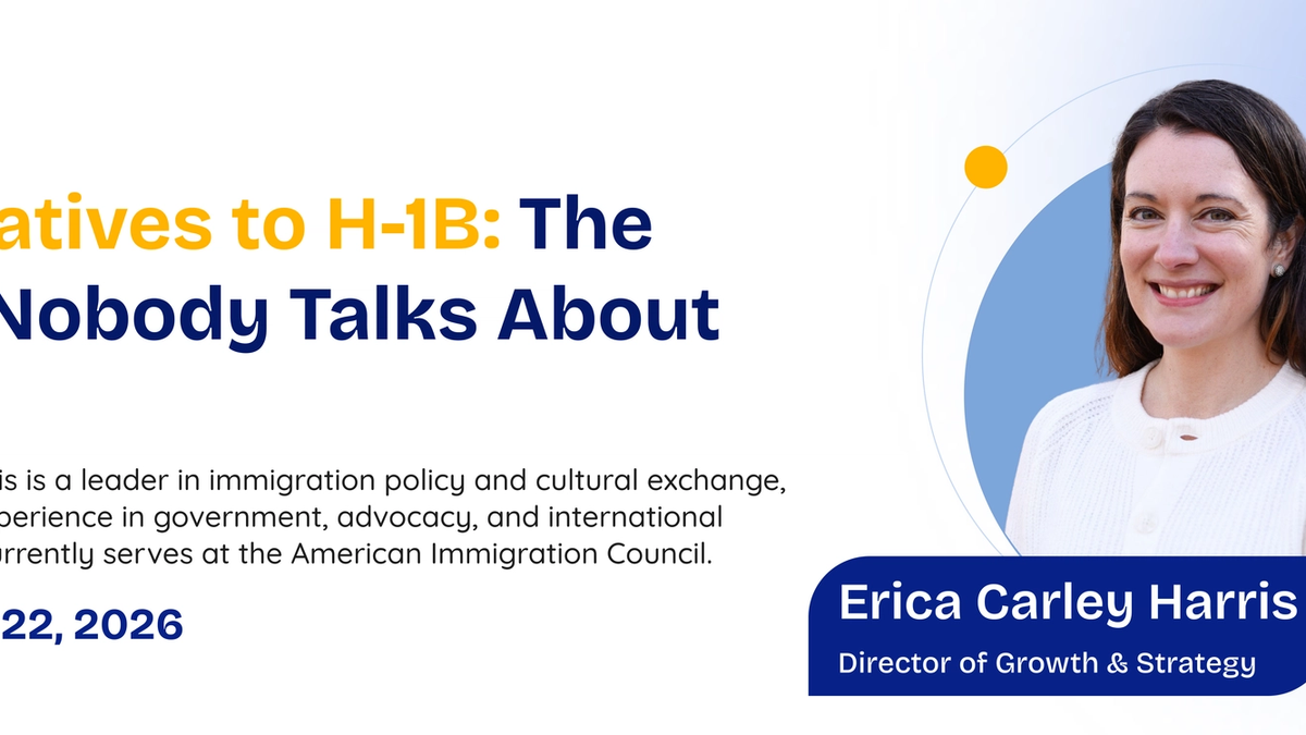 Erica Carley Harris at Open Atlas Summit 2026: Alternatives to H-1B