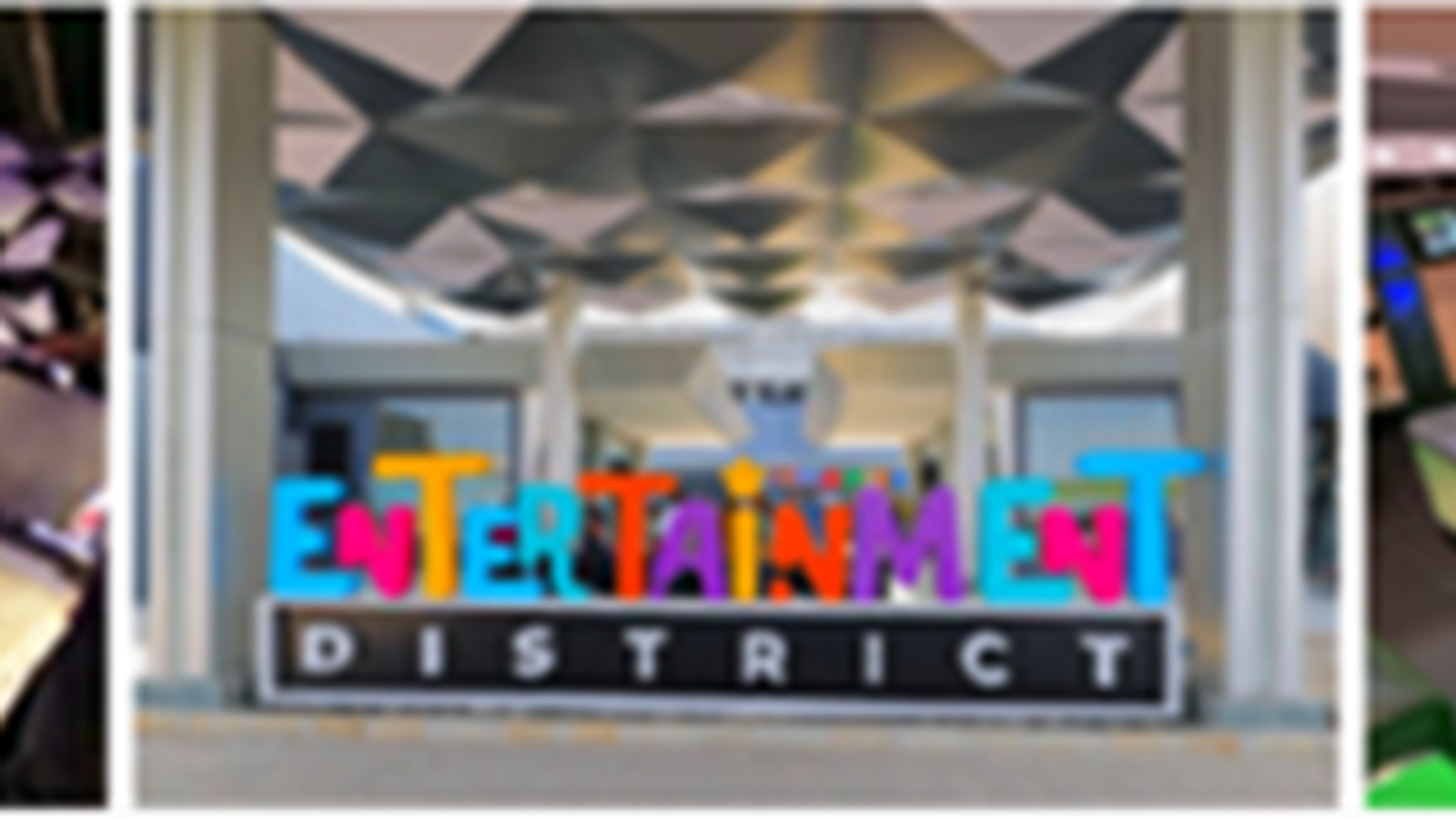 Kolase Kart.inc, pintu masuk Entertainment District, dan Bowl.inc dalam program PLAY.INC at Neo