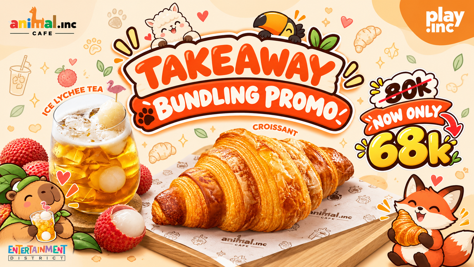 Poster Takeaway Bundling Promo — Rp68.000