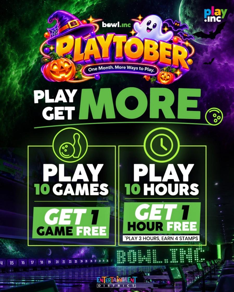 Poster Playtober — Play More, Get More