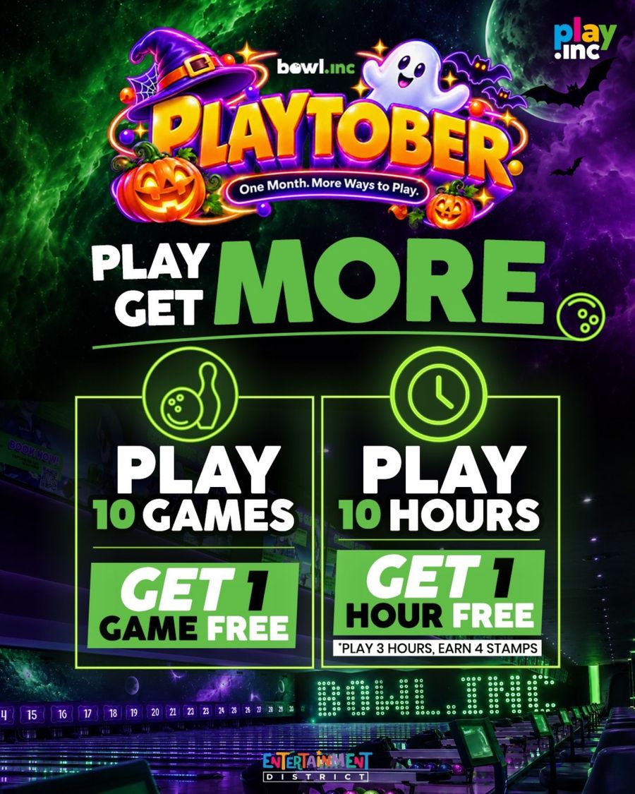 Poster Playtober — Play More, Get More