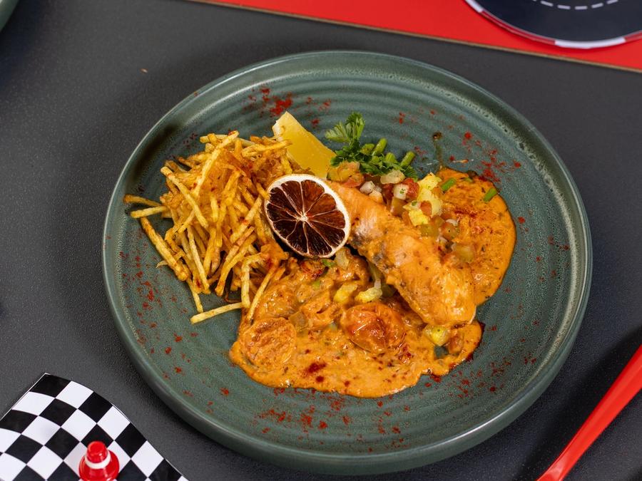 Prawn Cake & Fries