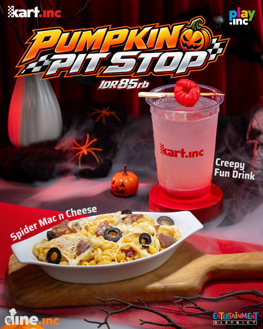 Pumpkin Pit Stop — Spider Mac n Cheese & Creepy Fun Drink