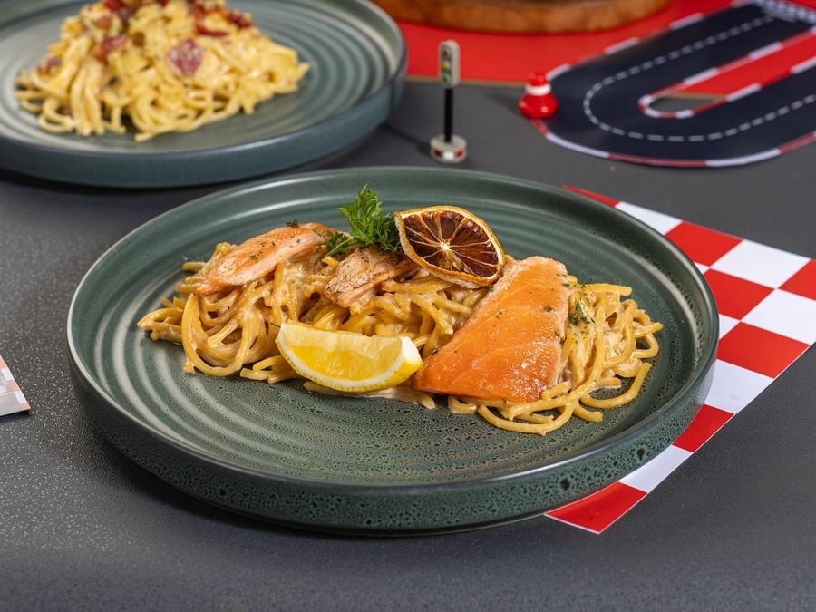 Aburi Salmon Pasta