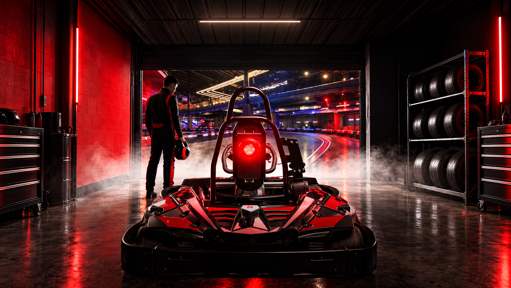 THE FIRST MULTILEVEL TRACK E-KARTING IN INDONESIA
