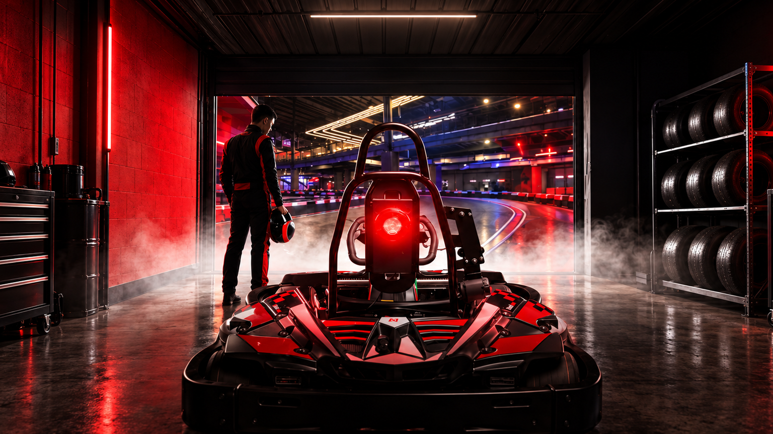 THE FIRST MULTILEVEL TRACK E-KARTING IN INDONESIA