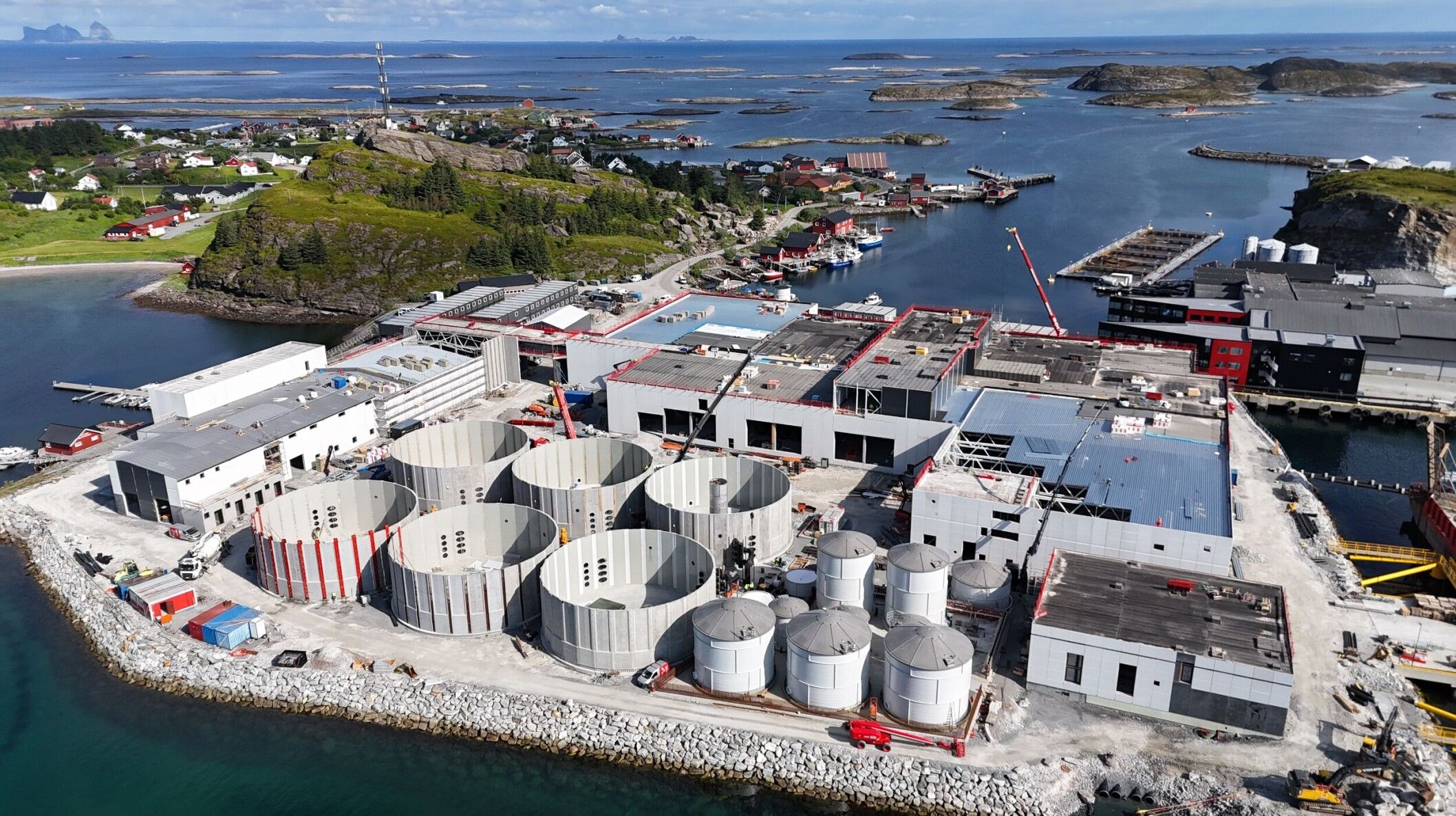 The processing facility at Lovund