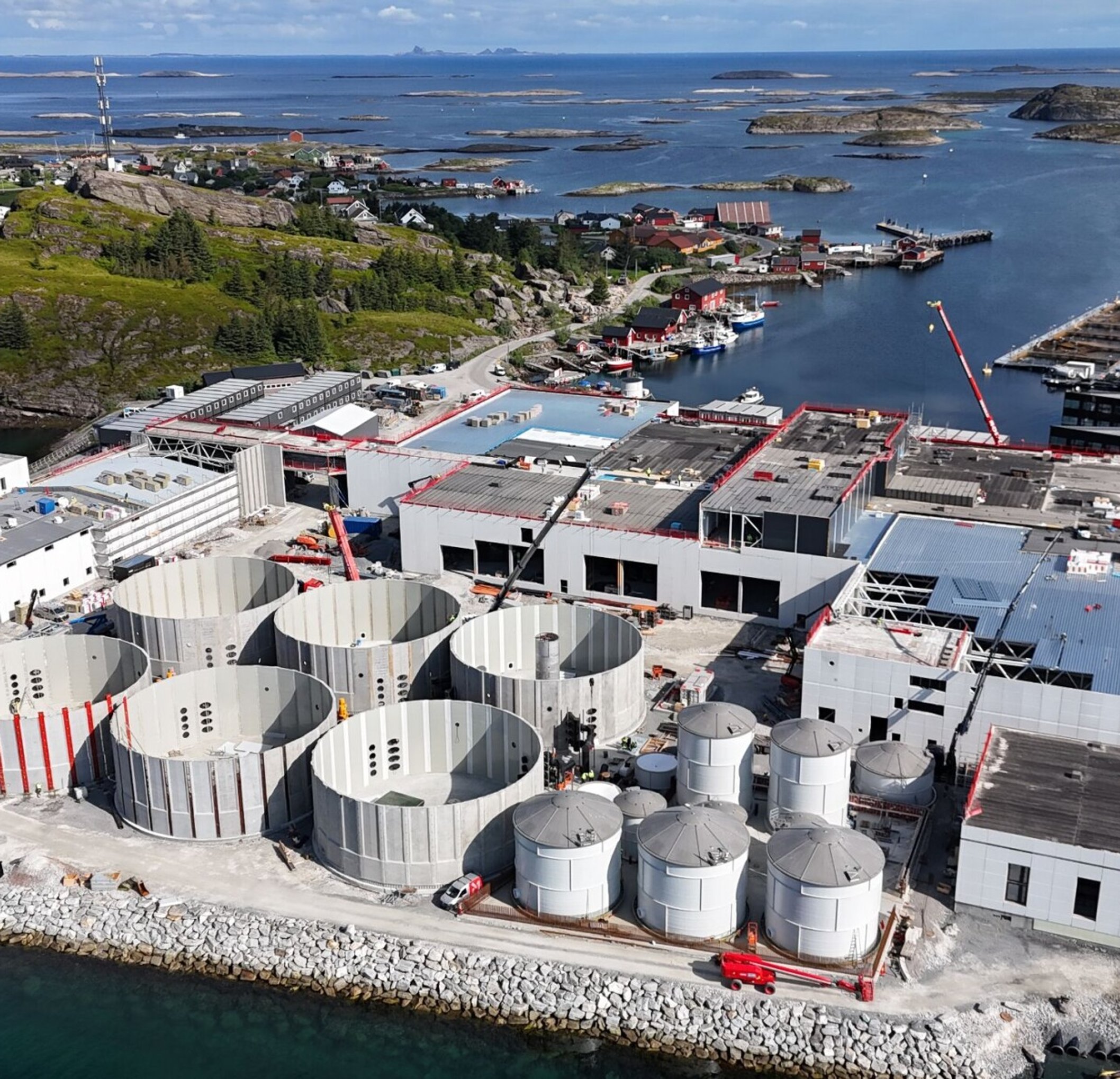 The processing facility at Lovund