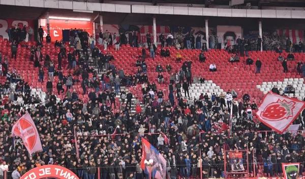 Image for Uefa kaznila Zvezdu zbog neprimerenog ponašanja navijača u Bragi