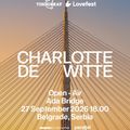 Beograd će 27. septembra postati mesto susreta ljubitelja elektronske muzike iz čak 22 zemlje sveta, koji stižu na Tuborg Beat x Lovefest i nastup jedne od najvećih svetskih techno zvezda, Charlotte de Witte