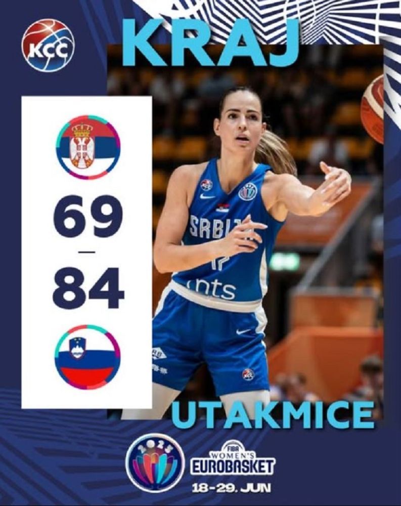 Image for Treći poraz košarkašica na EP